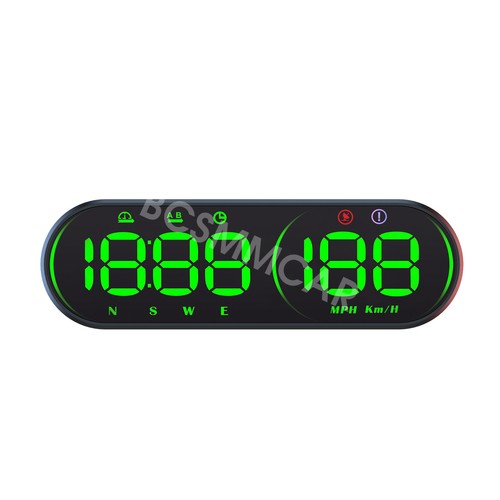 Digital speedometer car hud - speedometer,