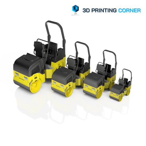 Asphalt road roller paving - asphalt,