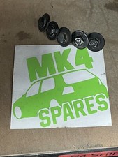 VW Golf Mk4 Black Front Wing Bolts 10mm x5 Bora Tdi Gti V5 V6 R32 Anniversary