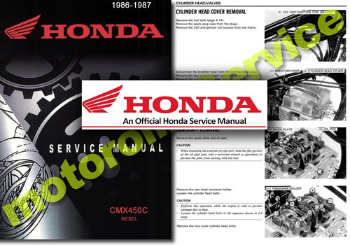 Honda cmx450 rebel - honda, service