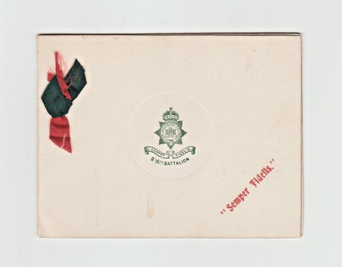 Ww1 christmas card 2 6th - ww1, 2/6th