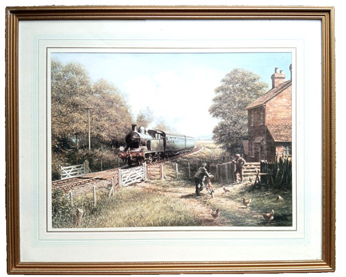 British rail steam train - british,