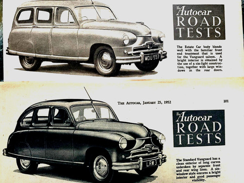 Standard vanguard saloon - standard,