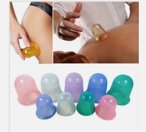 Facial cupping cups - 3x,