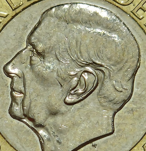 2023 pound coin error - £1,