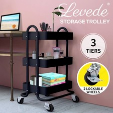 Levede 3 Tiers Kitchen Trolley