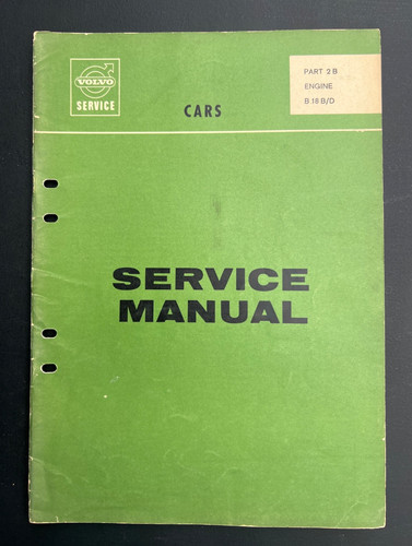 Volvo b18b b18d engine service - b18d,