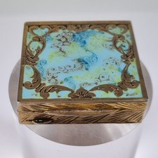 Solid Silver Pill Trinket Box