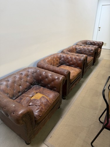 Vintage chesterfield - 4,