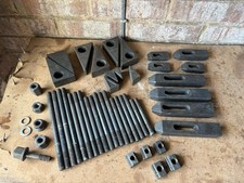 Milling machine table clamps