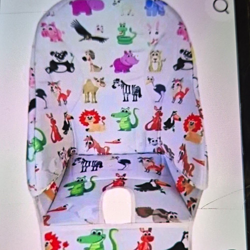 Zoo print multicolour - zoo, multicolour/white