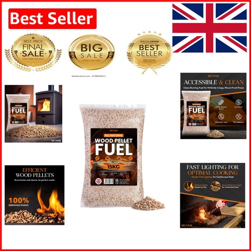 15kg versatile wood pellets - wood,
