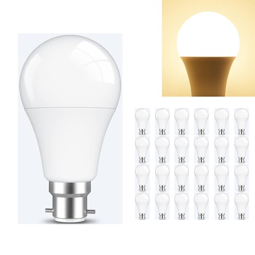 Pcs b22 base led - b22, warm