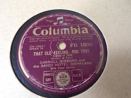 Carroll gibbons that old - carroll,