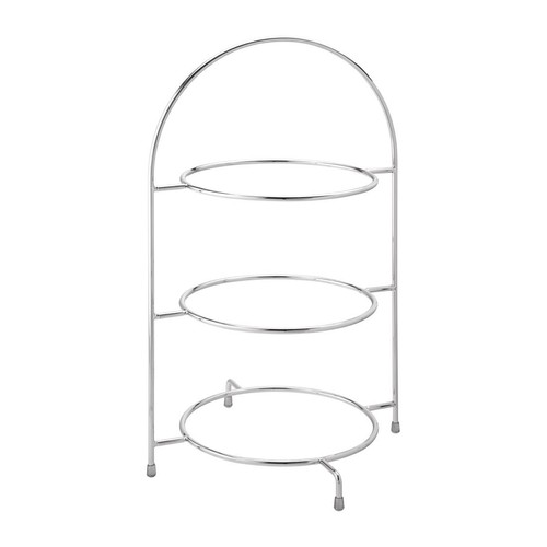Utopia chrome three tier cake - utopia,