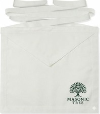 Masonic White Apprentice Apron