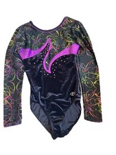 Brand New No Tags Multicolour Gymnastics Leotard UK size 36 (The Zone)