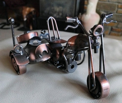 Scrap metal art nuts and - nuts,