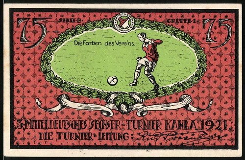 Emergency money kahla 1921 - money, 75