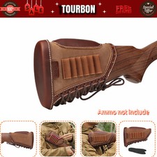 TOURBON Shooting Rifle Recoil Pad Cheek Rest Stock Cover 45-70 308 Ammo Holder