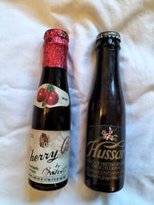 Cherry B and Hussar Empty Bottles x 2