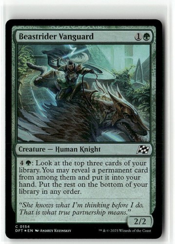 Beastrider vanguard foil - beastrider, 0154