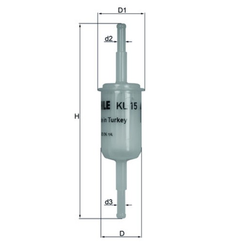 Fuel filter for beetle - fuel,