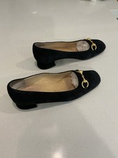 Russell & Bromley Black Suede Shoes Size 40.5