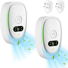 2x Air Purifier for Bedroom Smokers Plug-in Negative Ion Generator Air Purifier