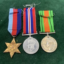 WW2 Medal Trio 1939-45 Star