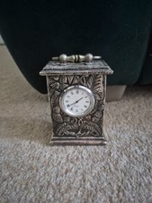 Small Ornate Quartz  Silver