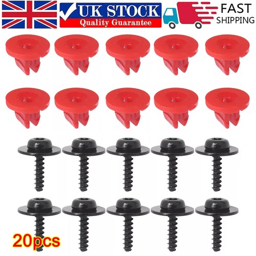 Engine undertray screws nuts - engine,