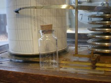 Glass Ink Bottle & Cork for