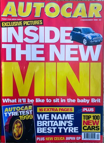Autocar magazine nov - magazine, 03-nov-99