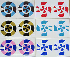 Bowls Spiral ID Markers Set Of