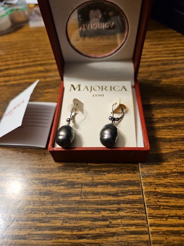 Pearl earrings from majorica - earrings,