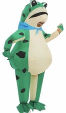 Inflatable frog costume adult - inflatable,