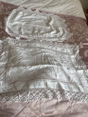 Vintage 1930s white linen - vintage,