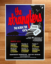THE STRANGLERS - A3 POSTER - MARCH ON  2015 - from the collection of Jet Black