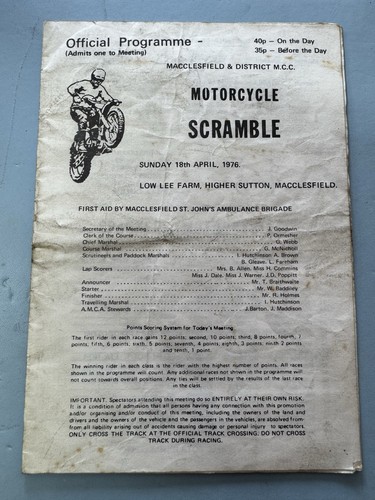 1976 macclesfield district mcc - macclesfield,