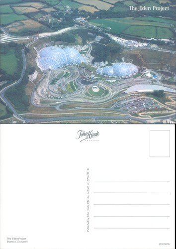 The eden project aerial view - eden,