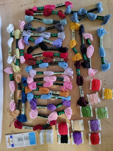 Mixed lot dmc 100 cotton - 100%,