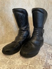 Hein Gericke Size  EU 44  UK9.5 Leather Motorcycle Boots in Black Used