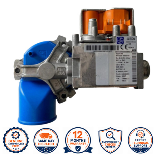 Glow worm flexicom gas valve - gas,