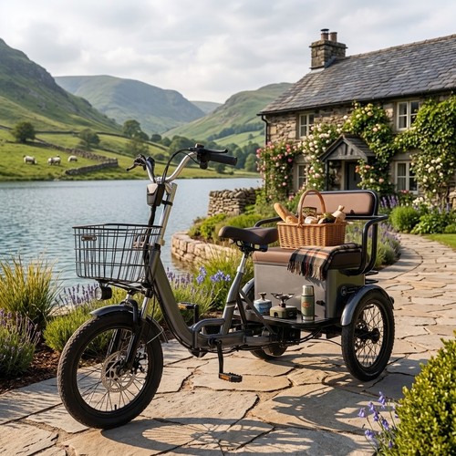 Electric trike 48v - electric, adult