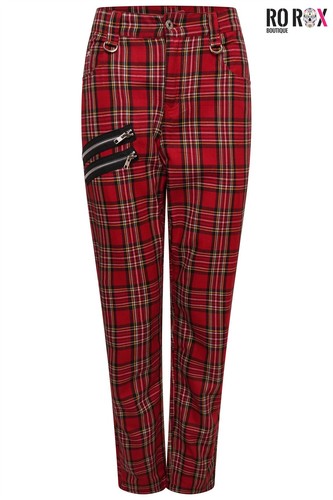 Rox punk tartan trousers - punk,