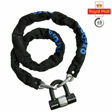 OXFORD HD MOTORCYCLE MOTORBIKE BIKE HEAVY DUTY CHAIN AND DISC LOCK 1.5M