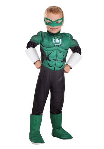 Green lantern deluxe - green, toddler