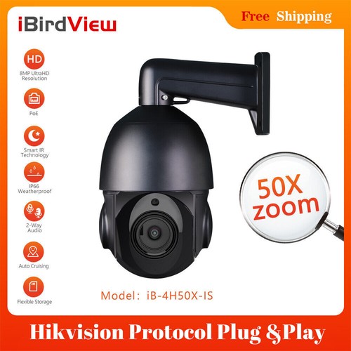 50x zoom 8mp - 4k, ptz