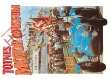 Postcard-:VINTAGE CAR, 1950 TALBOT LAGO 4T LITRE LE MANS, TOTNES MOTOR MUSEUM